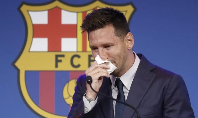 开云体育-梅西告别巴萨发布会擦泪纸巾拍卖100万美元 凭啥？